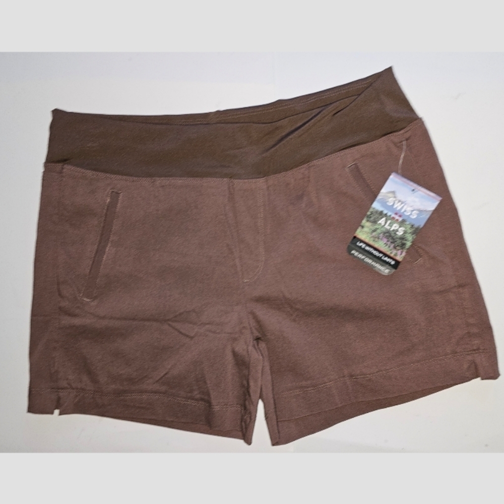 Swiss Alps Brown Hiking Shorts - Picture 2 of 6